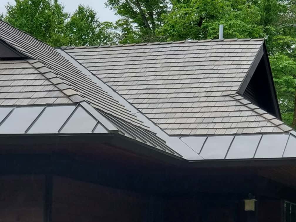 Composite shake roofing is one of KJL Roofing's most popular materials, as it requires less maintenance and fewer resources over time, providing homeowners with peace of mind.